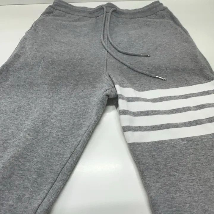 Thom Browne Thom Browne Classic Gray Sport Trousers 0079 Size US 26 / EU 42 - 8 Thumbnail