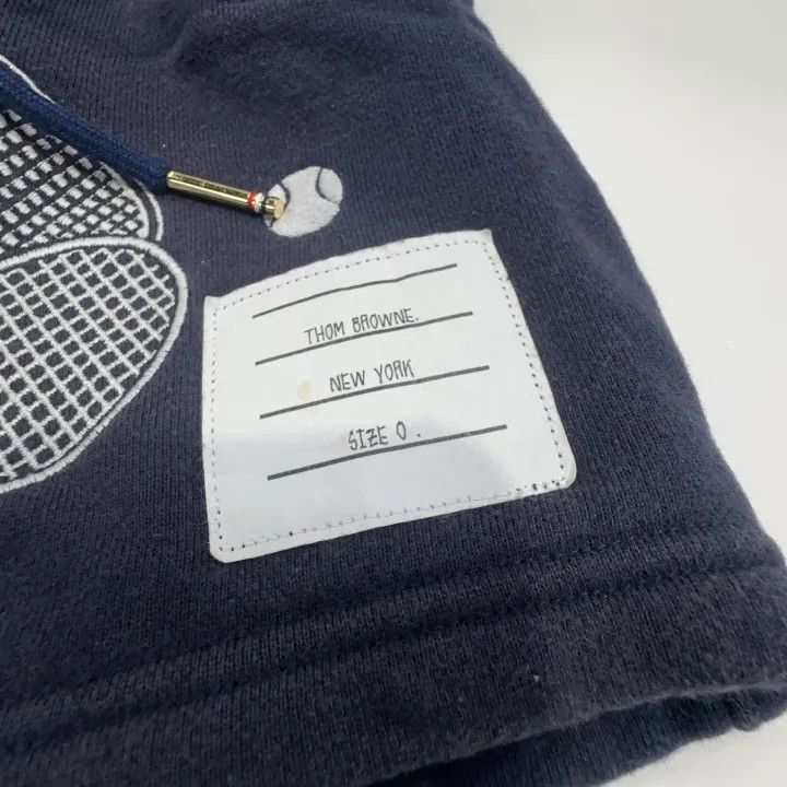 Thom Browne Thom Browne Tennis Print Sports Shorts for Men 0079 Size US 26 / EU 42 - 6 Thumbnail