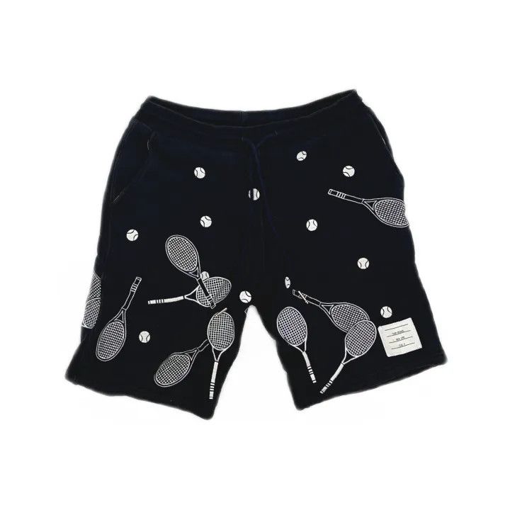 Thom Browne Thom Browne Tennis Print Sports Shorts for Men 0079 Size US 26 / EU 42 - 2 Thumbnail