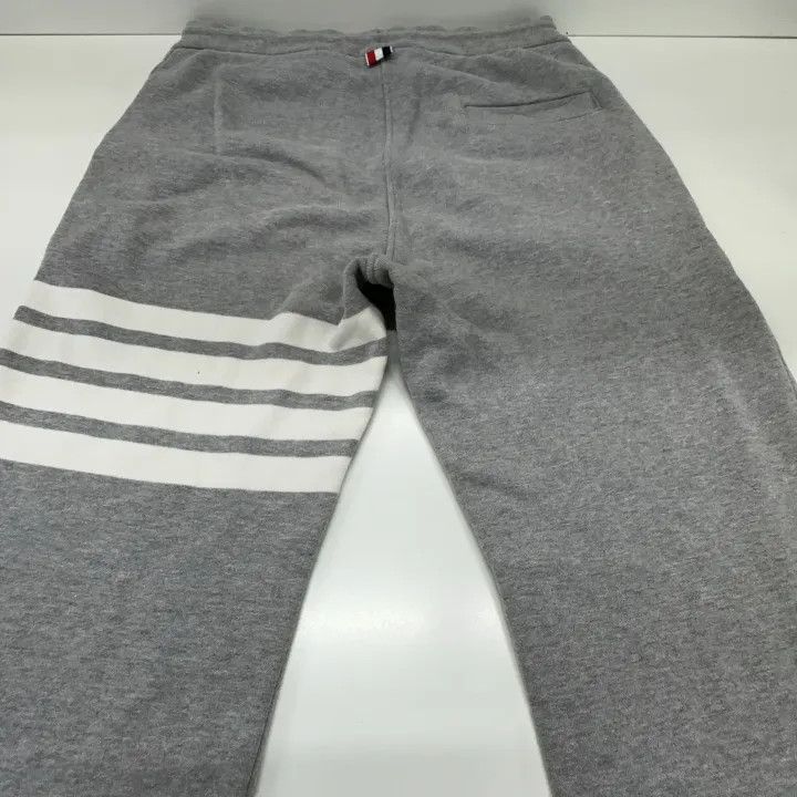 Thom Browne Thom Browne Classic Grey Knitted Sweatpants 0079 Size US 26 / EU 42 - 11 Thumbnail