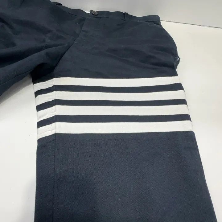 Thom Browne Thom Browne Classic Striped Cotton Casual Pants 0079 Size US 26 / EU 42 - 8 Thumbnail