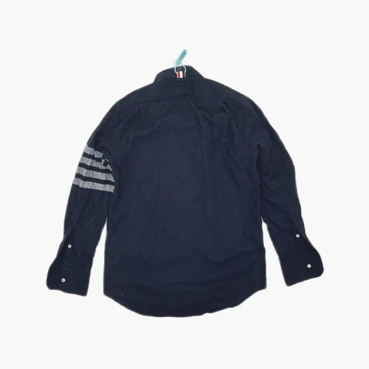 Thom Browne Thom Browne Classic Long Sleeve Shirt with Stripe 0079 Size US S / EU 44-46 / 1 - 3 Thumbnail