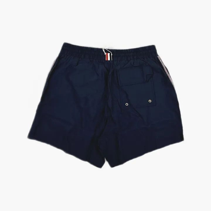 Thom Browne Thom Browne Blue Striped Swim Shorts for Men 0079 Size US 26 / EU 42 - 3 Thumbnail