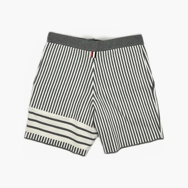 Thom Browne Thom Browne Gray Striped Casual Shorts 0079 Size US 26 / EU 42 - 3 Thumbnail
