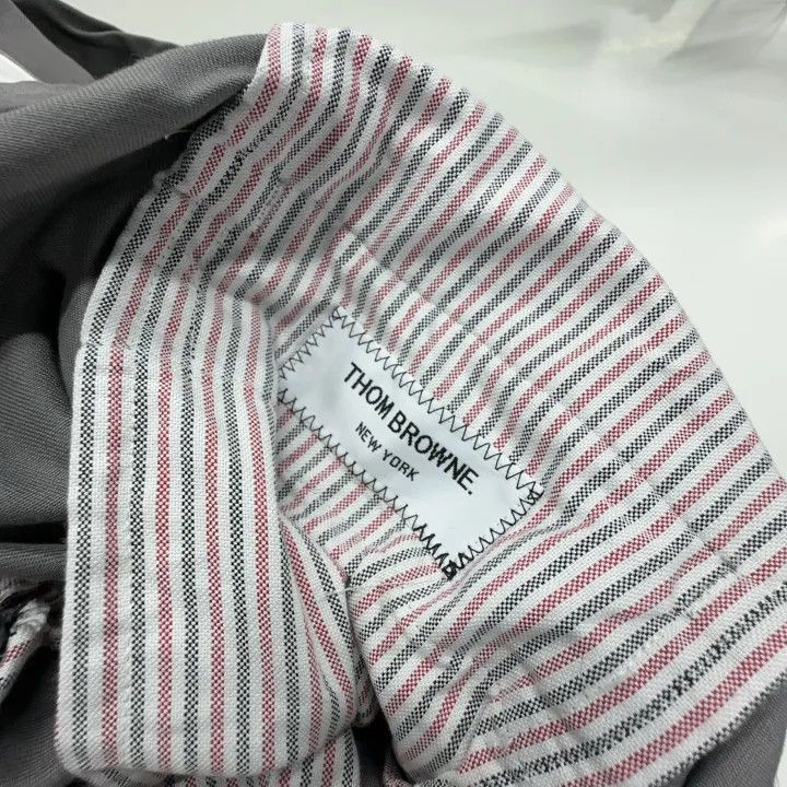 Thom Browne Thom Browne Gray Striped Casual Pants 0079 Size US 26 / EU 42 - 5 Thumbnail