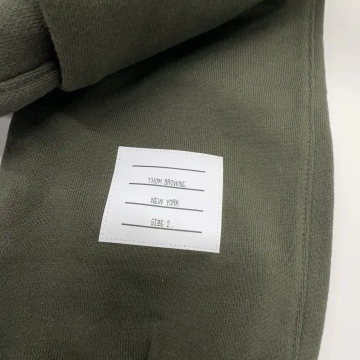 Thom Browne Thom Browne Green Drawstring Cuff Pants 0079 Size US 26 / EU 42 - 6 Thumbnail
