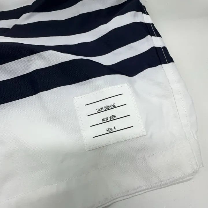 Thom Browne Thom Browne SS22 Classic Striped Casual Shorts 0079 Size US 26 / EU 42 - 7 Thumbnail