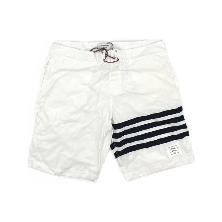 Thom Browne Thom Browne SS22 Classic Striped Casual Shorts 0079 Size US 26 / EU 42 - 2 Thumbnail