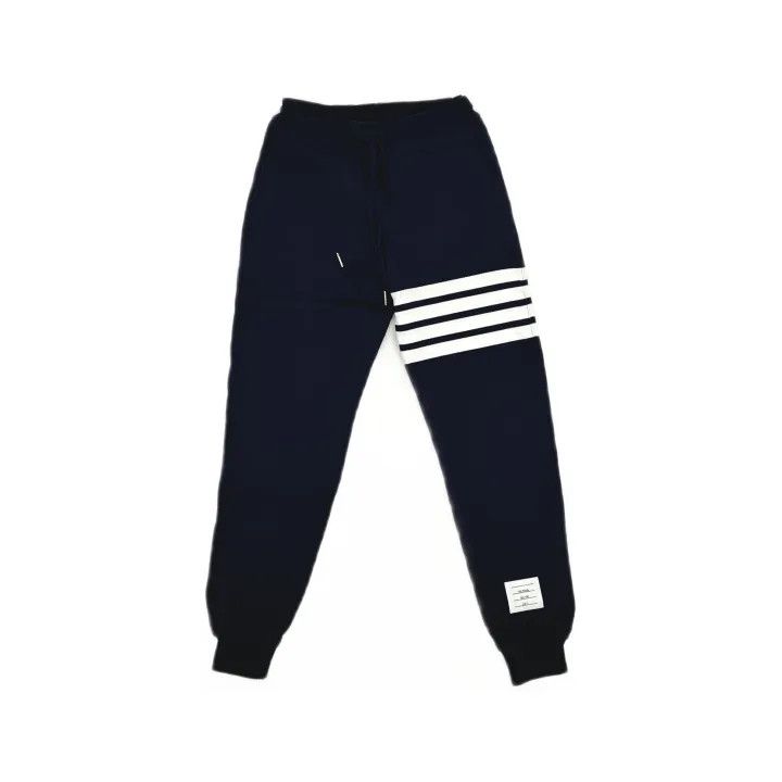 Thom Browne Thom Browne Navy Stripe Casual Sweatpants 0079 Size US 26 / EU 42 - 2 Thumbnail