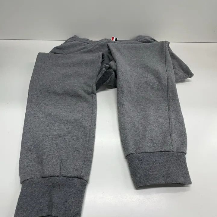 Thom Browne Thom Browne Gray Stripe Knit Sports Pants 0079 Size US 26 / EU 42 - 13 Thumbnail