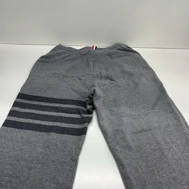 Thom Browne Thom Browne Gray Stripe Knit Sports Pants 0079 Size US 26 / EU 42 - 12 Thumbnail