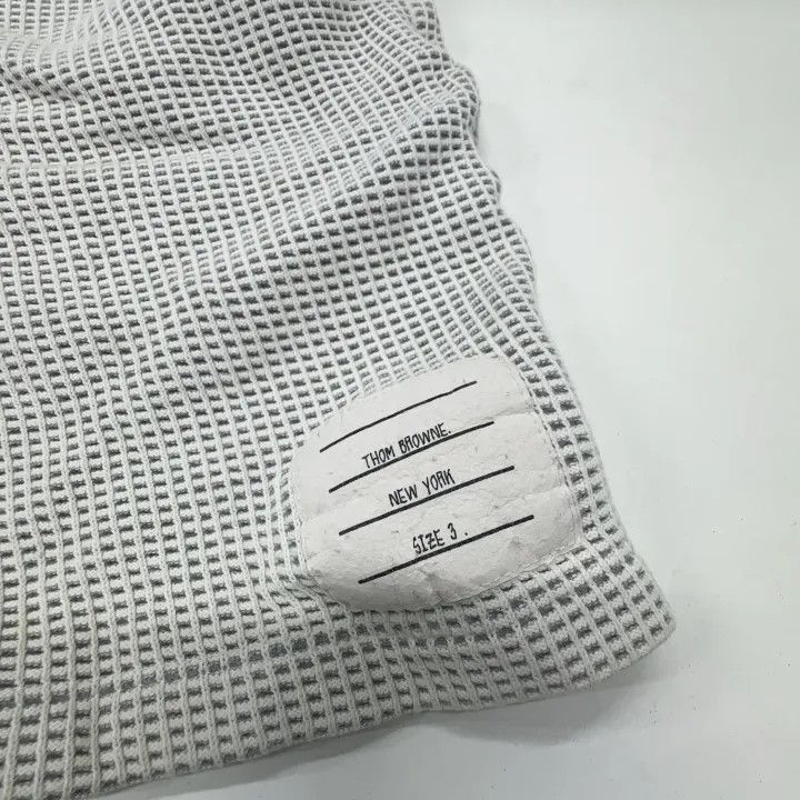 Thom Browne Thom Browne Gray Knit Casual Shorts 0079 Size US 26 / EU 42 - 4 Thumbnail