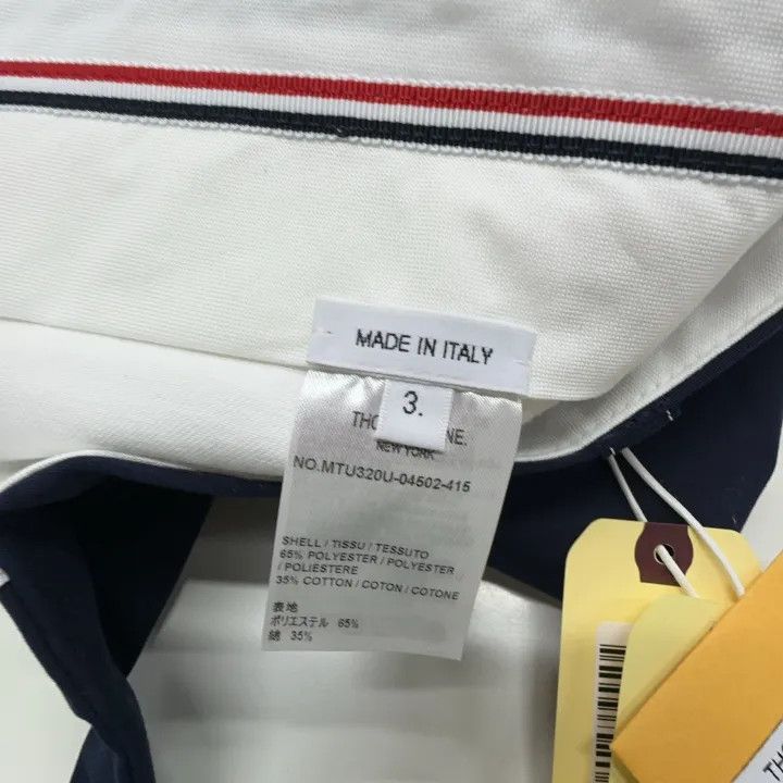 Thom Browne Thom Browne Navy Blue Straight-Cut Casual Pants 0079 Size US 26 / EU 42 - 5 Thumbnail
