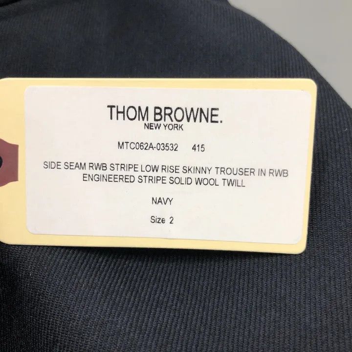 Thom Browne Thom Browne Wool Color-Block Slim Pants 0079 Size US 26 / EU 42 - 3 Thumbnail