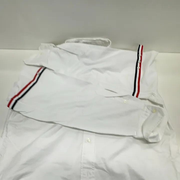 Thom Browne Thom Browne Classic Long Sleeve Shirt for Men 0079 Size US M / EU 48-50 / 2 - 12 Thumbnail