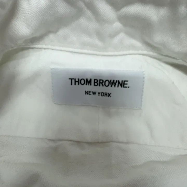 Thom Browne Thom Browne Classic Long Sleeve Shirt for Men 0079 Size US M / EU 48-50 / 2 - 5 Thumbnail