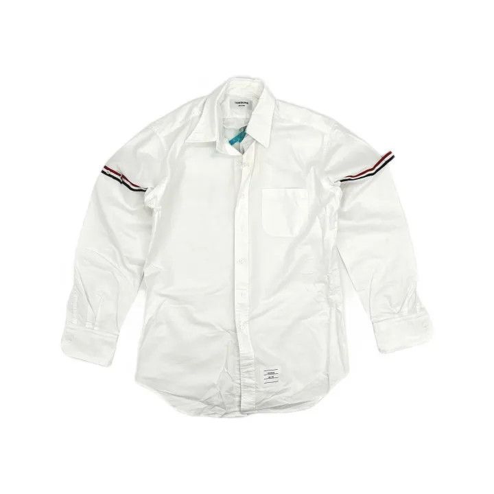 Thom Browne Thom Browne Classic Long Sleeve Shirt for Men 0079 Size US M / EU 48-50 / 2 - 2 Thumbnail