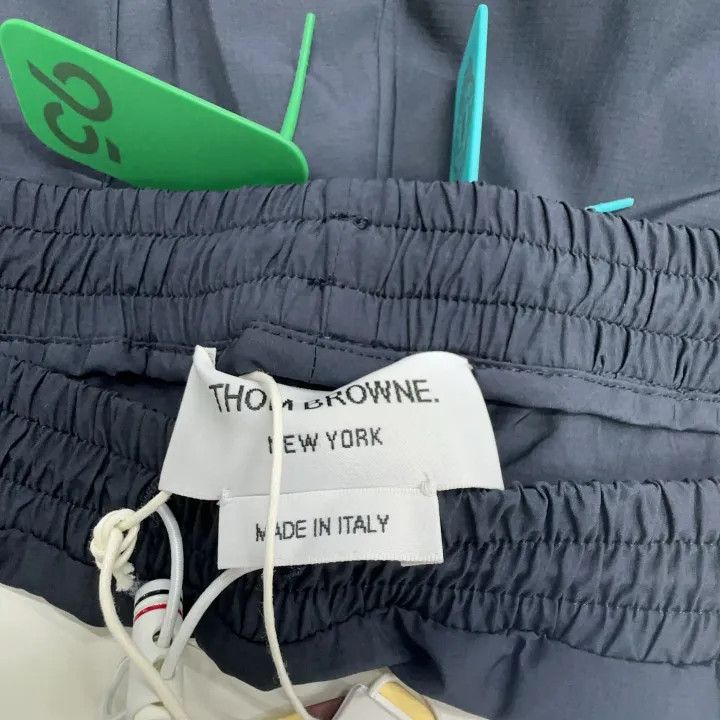 Thom Browne Thom Browne Blue Knit Track Pants for Men 0079 Size US 36 / EU 52 - 2 Thumbnail