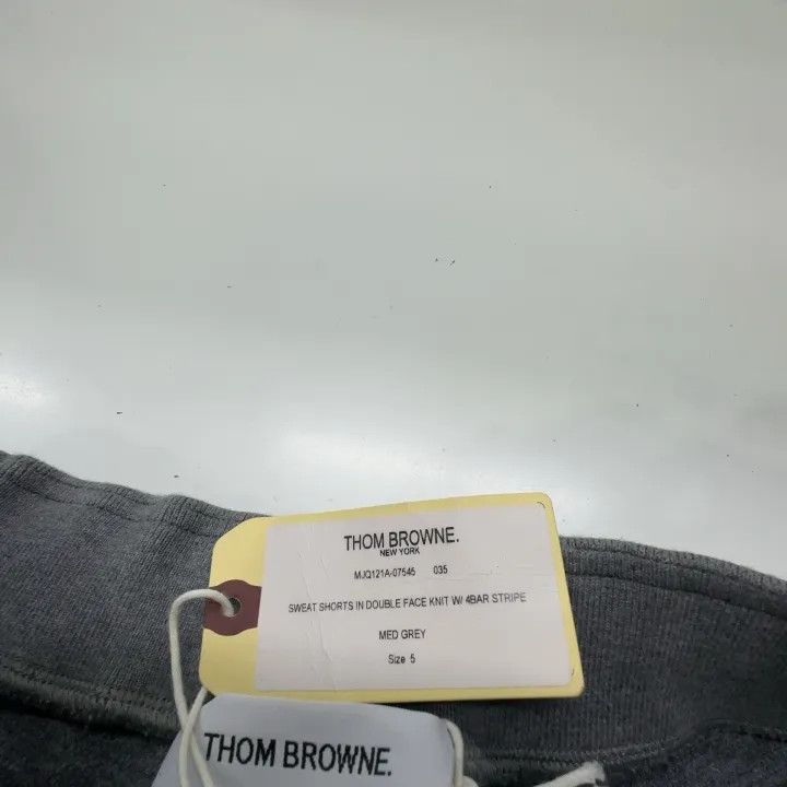 Thom Browne Thom Browne Gray Striped Sports Shorts 0079 Size US 26 / EU 42 - 5 Thumbnail