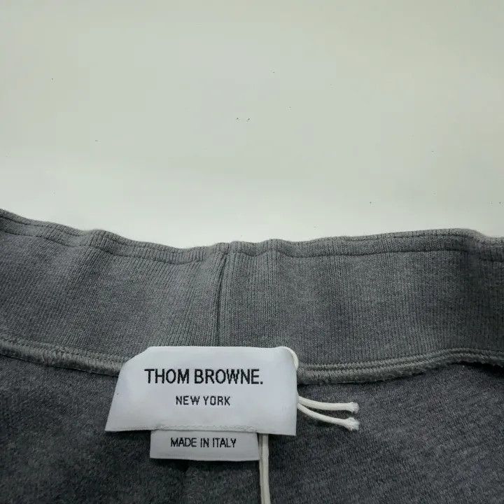 Thom Browne Thom Browne Gray Striped Sports Shorts 0079 Size US 26 / EU 42 - 4 Thumbnail