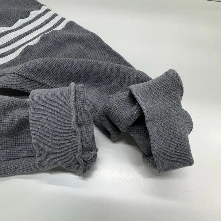 Thom Browne Thom Browne Gray Cuffed Sports Knit Pants 0079 Size US 26 / EU 42 - 11 Thumbnail