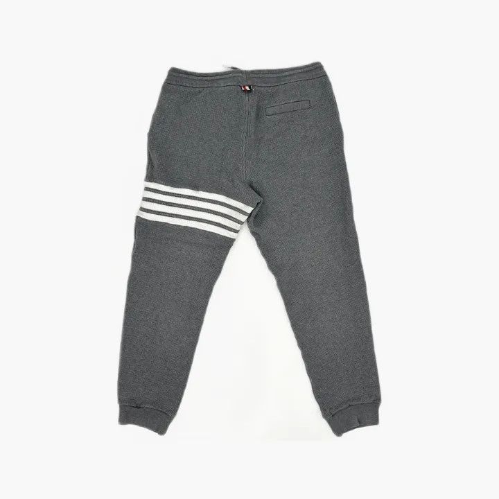 Thom Browne Thom Browne Gray Cuffed Sports Knit Pants 0079 Size US 26 / EU 42 - 3 Thumbnail