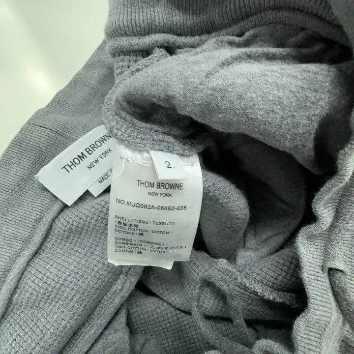 Thom Browne Thom Browne Gray Cuffed Sports Knit Pants 0079 Size US 26 / EU 42 - 6 Thumbnail