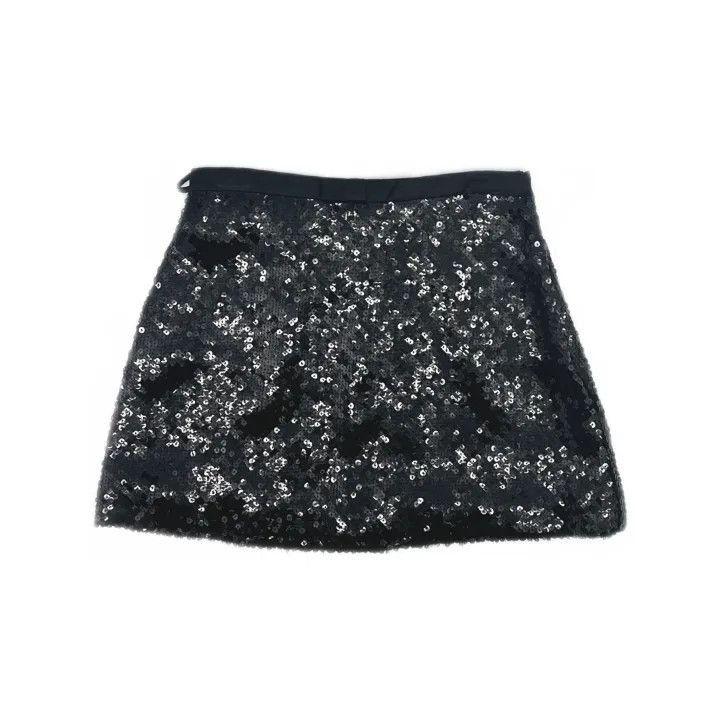Miu Miu Miu Miu Stylish Sequin Decorative Mini Skirt 0079 Size 42" / US 20 - 2 Thumbnail