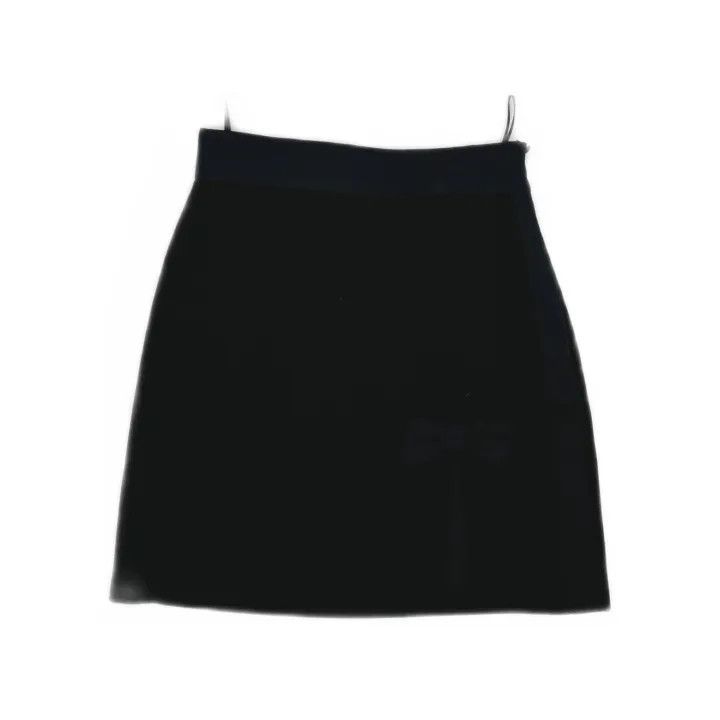 Miu Miu Miu Miu FW21 Side Bow Mini Skirt Black 0079 Size 36" / US 14 / IT 50 - 2 Thumbnail
