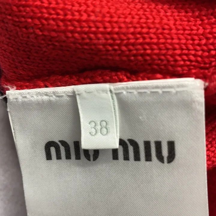 Miu Miu Miu Miu Knitted Casual Mini Skirt for Women 0079 Size 38" / US 16 / IT 52 - 5 Thumbnail