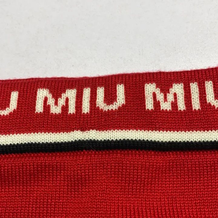 Miu Miu Miu Miu Knitted Casual Mini Skirt for Women 0079 Size 38" / US 16 / IT 52 - 7 Thumbnail