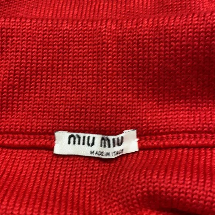 Miu Miu Miu Miu Knitted Casual Mini Skirt for Women 0079 Size 38" / US 16 / IT 52 - 4 Thumbnail