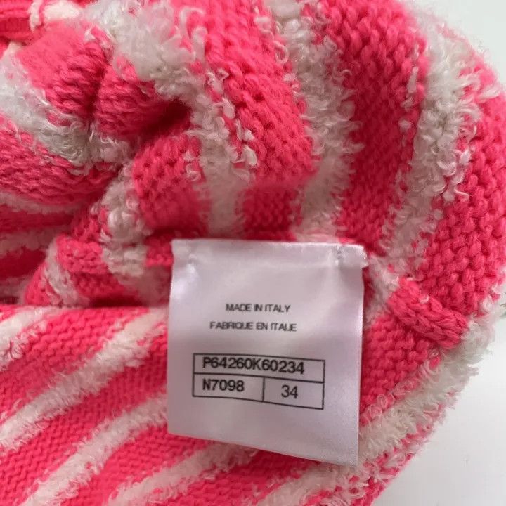 Chanel Chanel Casual Stylish Striped Knit Cardigan 0079 Size XS / US 0-2 / IT 36-38 - 4 Thumbnail