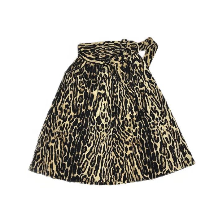 Burberry Burberry Leopard Print Mid-Waist Casual Skirt 0079 Size 24" / US 00 / IT 34 - 2 Thumbnail