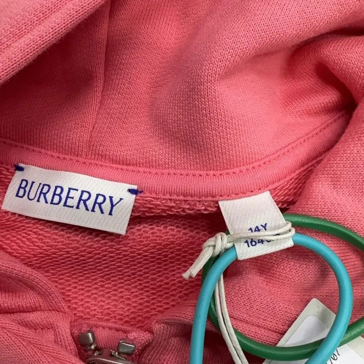 Burberry Burberry Kids Peach Hooded Sweatshirt 0079 Size M / US 6-8 / IT 42-44 - 3 Thumbnail