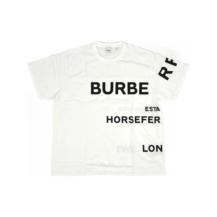 Burberry Burberry Letter Print Oversized T-Shirt 0079 Size XL / US 12-14 / IT 48-50 - 2 Thumbnail