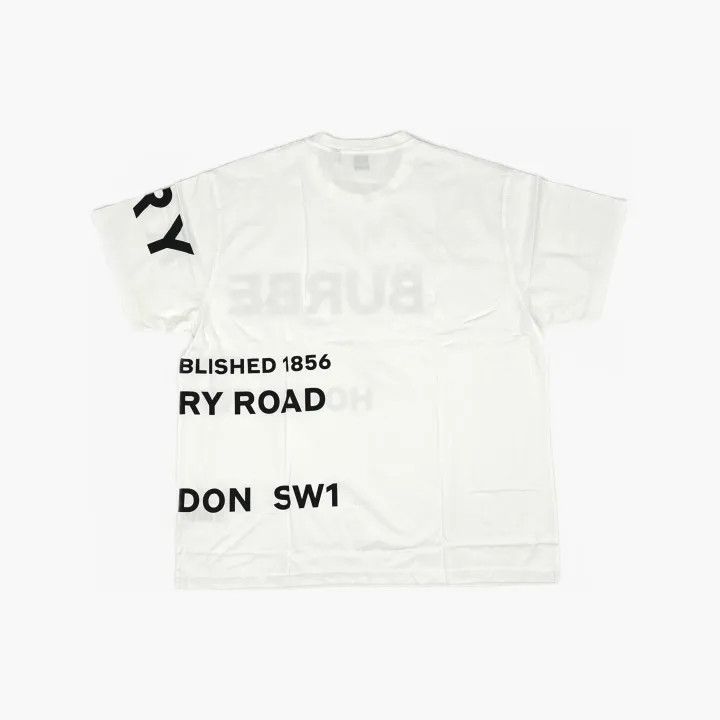 Burberry Burberry Letter Print Oversized T-Shirt 0079 Size XL / US 12-14 / IT 48-50 - 3 Thumbnail