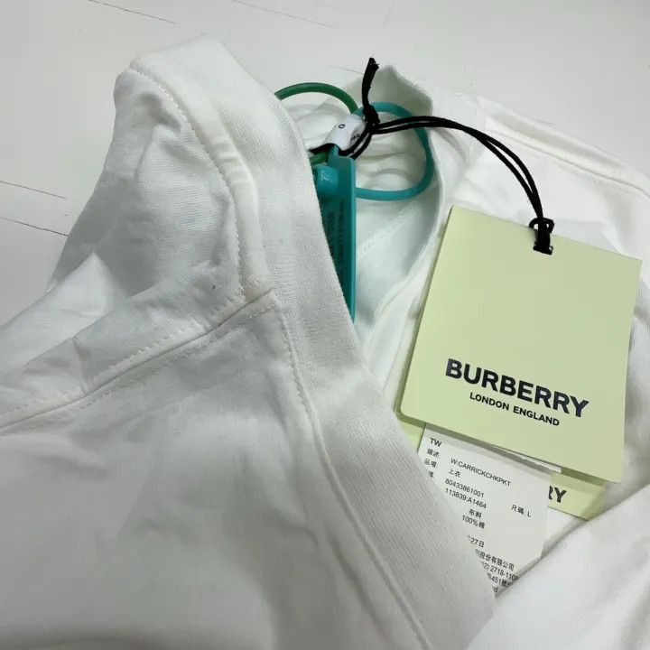 Burberry Burberry Loose Fit Check Pocket T-Shirt 0079 Size L / US 10 / IT 46 - 4 Thumbnail