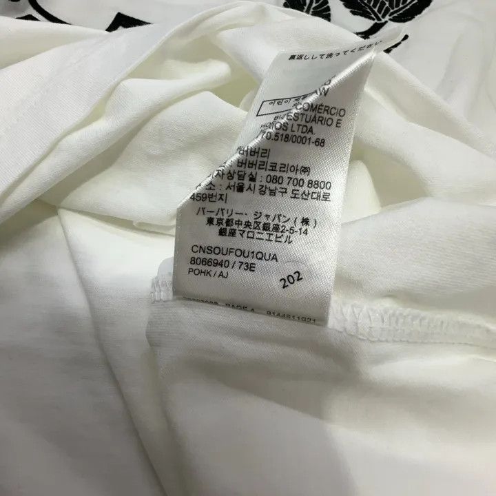 Burberry Burberry Logo Oversized T-Shirt for Women 0079 Size S / US 4 / IT 40 - 4 Thumbnail