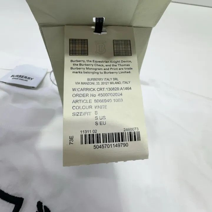 Burberry Burberry Logo Oversized T-Shirt for Women 0079 Size S / US 4 / IT 40 - 6 Thumbnail