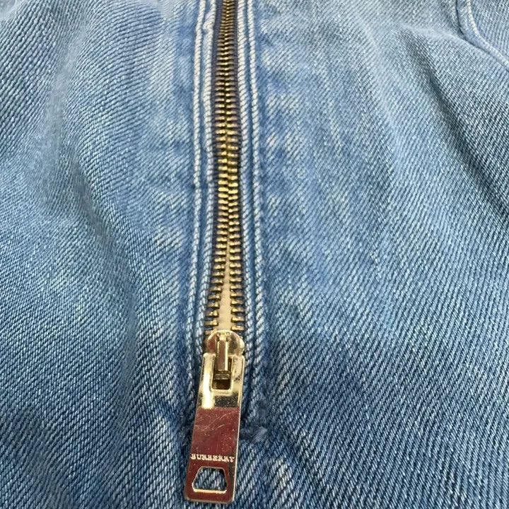 Burberry Burberry Fashionable Denim Mini Skirt 0079 Size 24" / US 00 / IT 34 - 9 Thumbnail