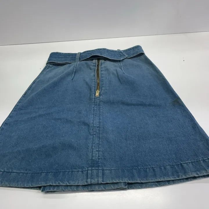 Burberry Burberry Fashionable Denim Mini Skirt 0079 Size 24" / US 00 / IT 34 - 10 Thumbnail