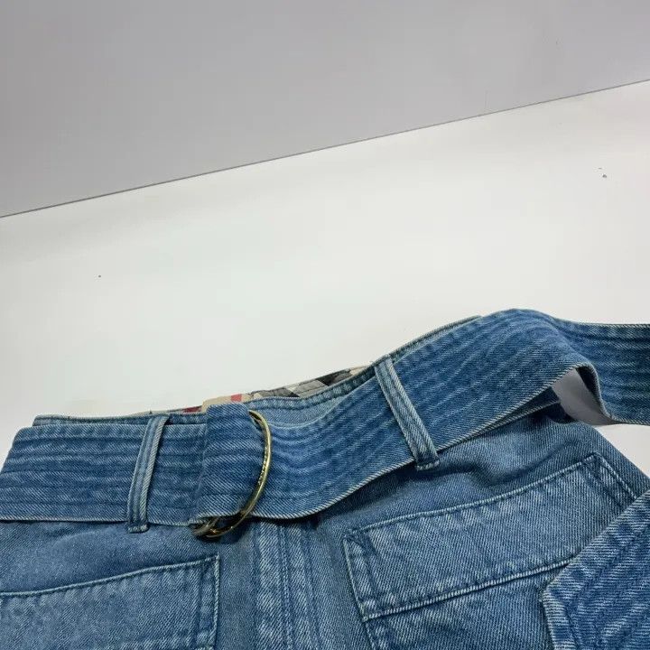 Burberry Burberry Fashionable Denim Mini Skirt 0079 Size 24" / US 00 / IT 34 - 11 Thumbnail