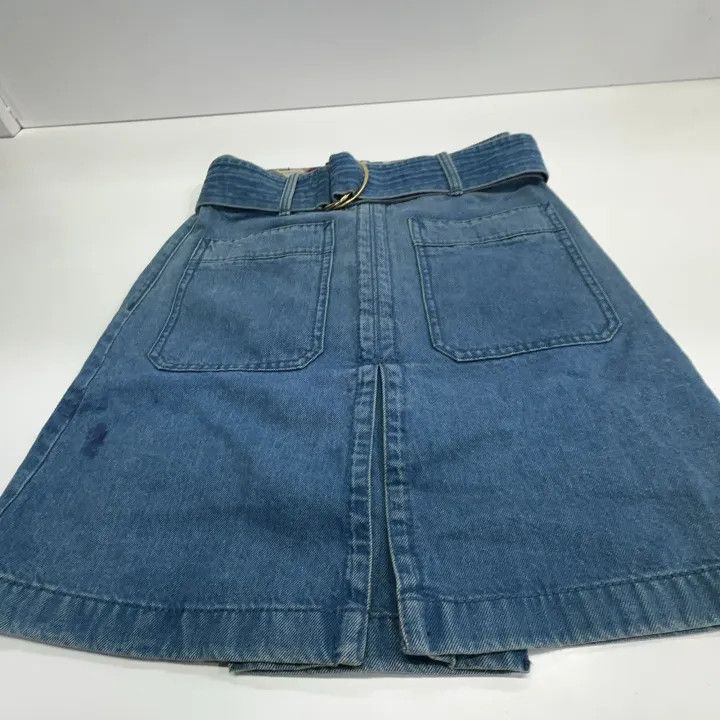 Burberry Burberry Fashionable Denim Mini Skirt 0079 Size 24" / US 00 / IT 34 - 7 Thumbnail