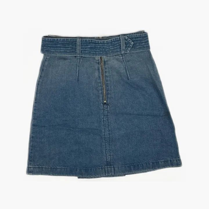 Burberry Burberry Fashionable Denim Mini Skirt 0079 Size 24" / US 00 / IT 34 - 3 Thumbnail