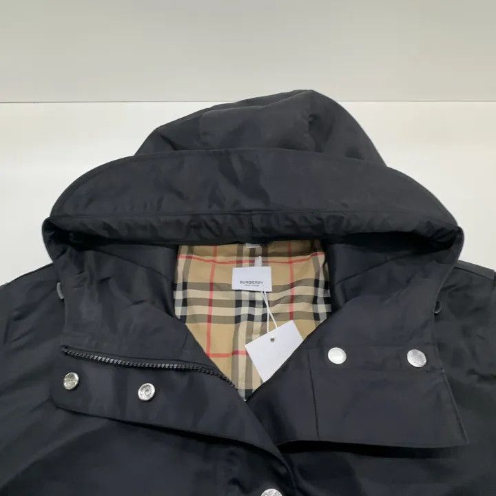 Burberry Burberry Black Hooded Casual Windbreaker 0079 Size M / US 6-8 / IT 42-44 - 7 Thumbnail