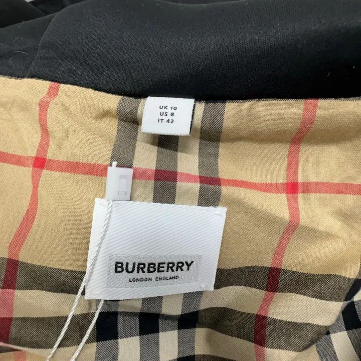 Burberry Burberry Black Hooded Casual Windbreaker 0079 Size M / US 6-8 / IT 42-44 - 4 Thumbnail