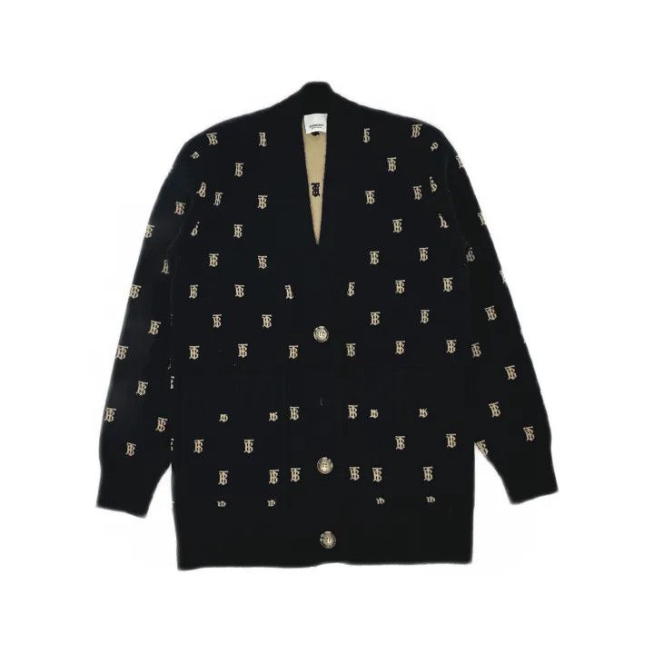 Burberry Burberry Logo Knitted Cardigan for Women 0079 Size XXS / US 00 / IT 34 - 2 Thumbnail