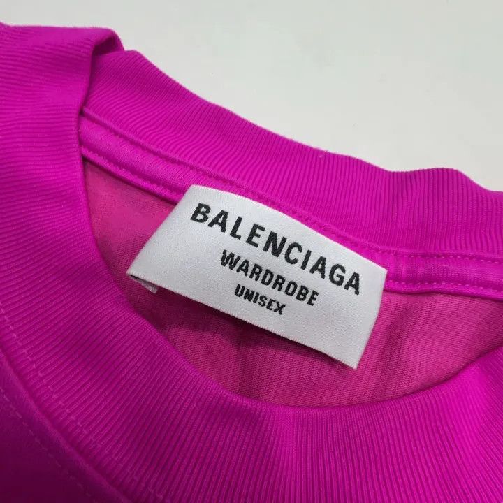 Balenciaga Balenciaga Pink Short Sleeve T-Shirt for Women 0079 Size XS / US 0-2 / IT 36-38 - 6 Thumbnail