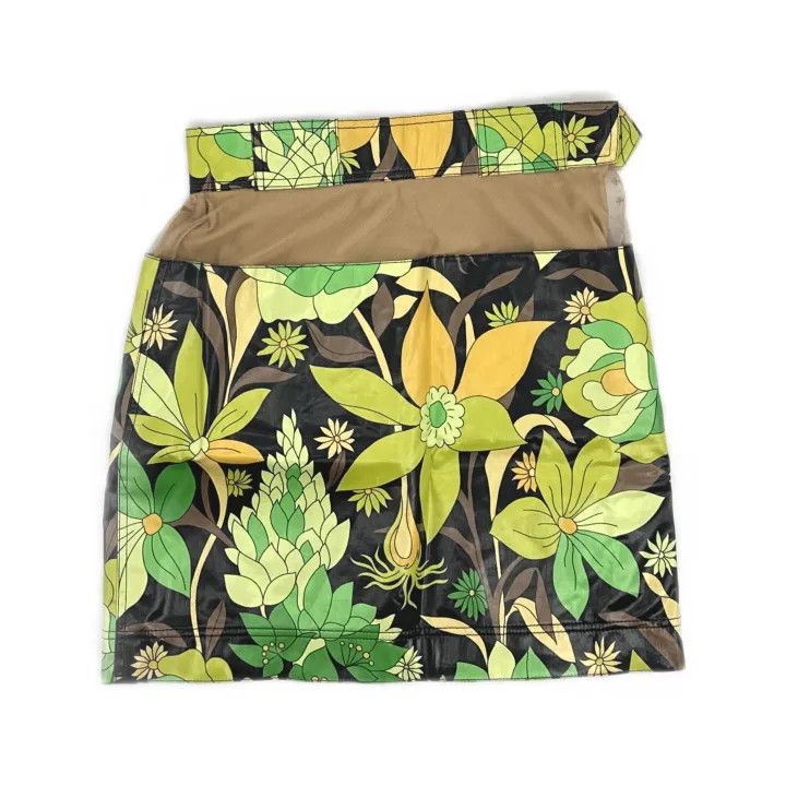 Fendi Fendi Floral Print Mini Skirt for Women 0079 Size 40" / US 18 - 2 Thumbnail